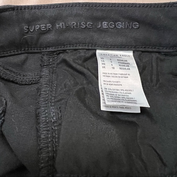 American Eagle super hi rise Jegging next level stretch size 6 - Picture 6 of 7